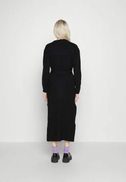 Vila VICILIA O NECK LONG DRESS - Jumper Dress - Black -Vila shop 016bef14e7f747c2b950b8012da90c0d