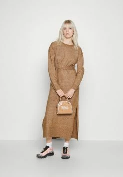 Vila VICILIA O NECK LONG DRESS - Jumper Dress - Toasted Coconut -Vila shop 0184ee5f89d3442b827cb4e04c8354f1