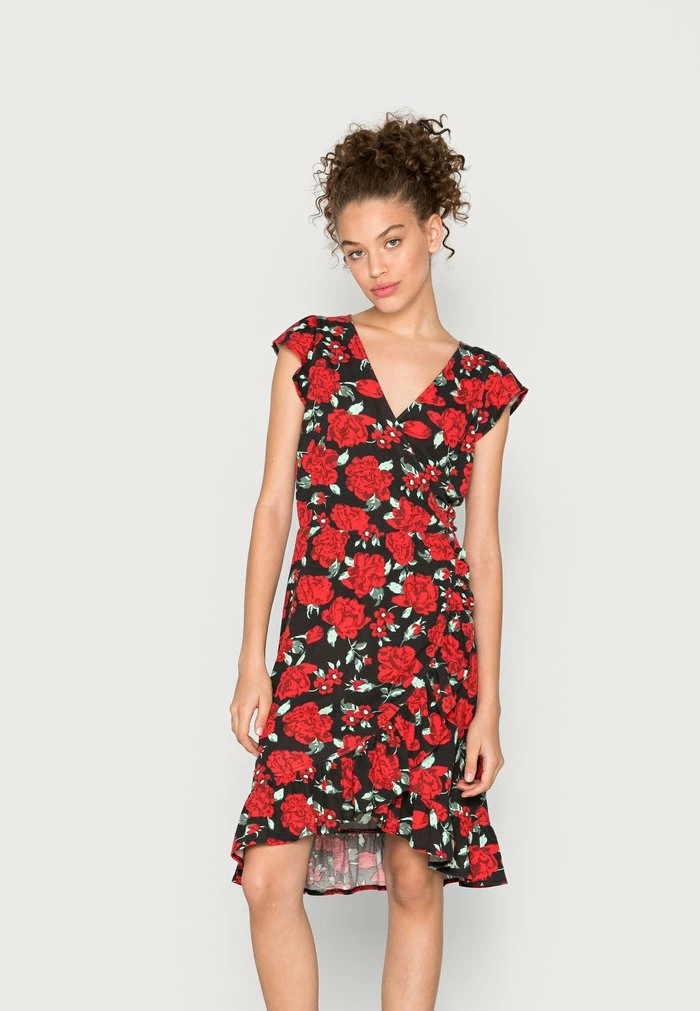 Vila VIMOONEY - Jersey Dress - Black Aop 3 Vila VIMOONEY - Jersey Dress - Black Aop
