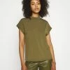 Vila VICATHRINE FUNNEL NECK - Basic T-shirt - Dark Olive -Vila shop 0543f184a1974188a60d4574b55317be