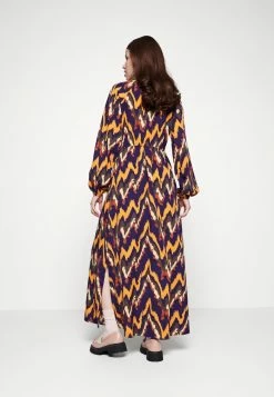 Vila VITRONE DRESS - Maxi Dress - Blue/brown -Vila shop 05c627bb8eb24d7d94501af36f76be93