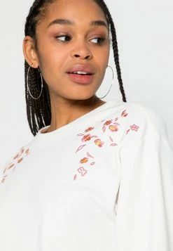Vila VIJOE SHOULDER EMBROIDERY - Sweatshirt - Snow White -Vila shop 05d78c2c50eb4a7f9ec6d4d231a2783c