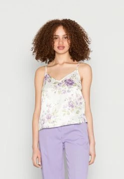 Vila VITONE SINGLET - Top - Cloud Dancer Lavender