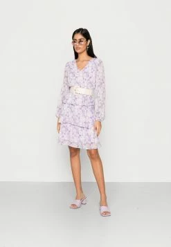 Vila VIFILLIPPA V NECK MIDI DRESS - Day Dress - Pastel Lila/white/purple 8 Vila VIFILLIPPA V NECK MIDI DRESS - Day Dress - Pastel Lila/white/purple -Vila shop 07294cd9c9ac43a0a737f58bb232fd3b