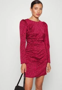 Vila VIELLETTE SHORT DRESS - Day Dress - Fired Brick -Vila shop 07c0ab63e91a4395a0eb043476c628e4