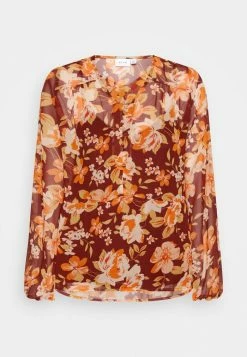 Vila VIVINCE V NECK - Blouse - Fired Brick -Vila shop 0bcac40bc55b4b44a50b90c4f31d7d5c