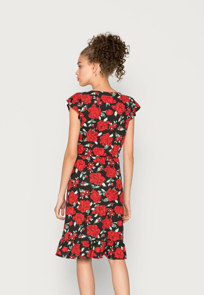 Vila VIMOONEY - Jersey Dress - Black Aop 5 Vila VIMOONEY - Jersey Dress - Black Aop - Image 3