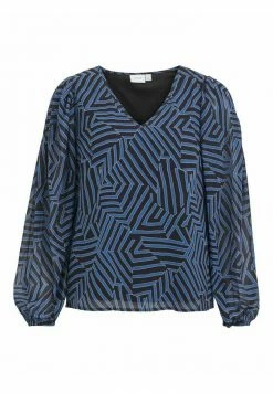 Vila Long Sleeved Top - Navy Blazer -Vila shop 0e0a4bc833304a76969cd947c44a5ec3