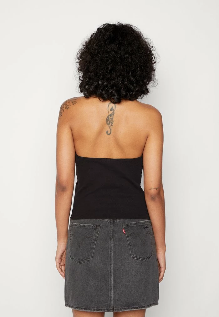 Vila VIFELIA CROSSED NECKTOP - Top - Black 5 Vila VIFELIA CROSSED NECKTOP - Top - Black - Image 3