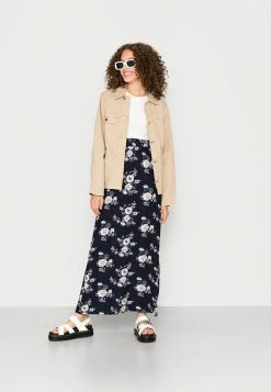 Vila VIMESA LONG SKIRT - Maxi Skirt - Navy Blazer -Vila shop 0f9fc0e462f2498890b368d413fce08c