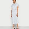 Vila VITYLLA LONG BELT DRESS - Shirt Dress - Kentucky Blue