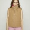 Vila VIKARLA SHORT BLOCKED VEST - Waistcoat - Toasted Coconut/fandango Pink -Vila shop 114fee1bf647497497f9170830a3ea10