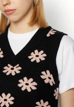 Vila VISAINT WAISTCOAT - Jumper - Black -Vila shop 12095c529d9c4d349bd39b6656fe55e6