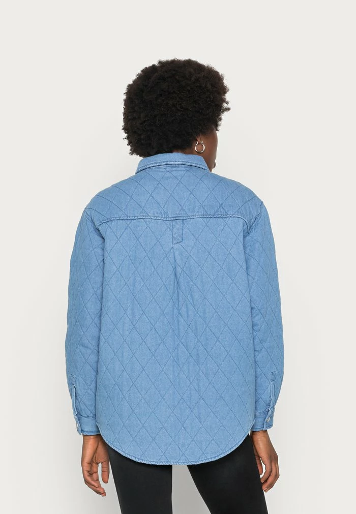 Vila VICHELLA JACKET - Denim Jacket - Medium Blue Denim 5 Vila VICHELLA JACKET - Denim Jacket - Medium Blue Denim - Image 3
