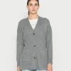 Vila VIHAILEY BELT CARDIGAN - Cardigan - Medium Grey Melange -Vila shop 13559780377b4e5c8034760784567279