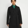 Vila VIAPPLE NEW COAT - Classic Coat - Black