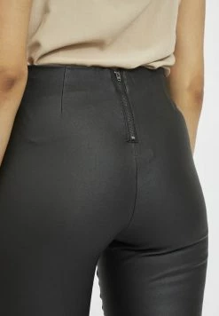 Vila VICOMMIT COATED RWSK PLAIN - Leggings - Trousers - Black -Vila shop 1ae7ab26d12a4eeab651ccc37d179d6c