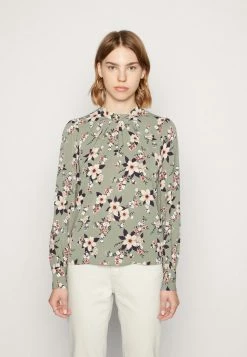 Vila VIJOSE BLUME - Long Sleeved Top - Green
