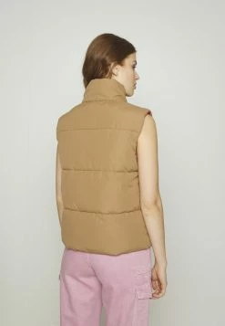Vila VIKARLA SHORT BLOCKED VEST - Waistcoat - Toasted Coconut/fandango Pink -Vila shop 1d488ed1eb6e4a2f9d31c4473b35694f