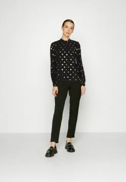 Alternative view of Vila VIGOLDY HIGHNECK - Blouse - Night Sky/gold