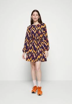 Vila VITRONE DRESS - Day Dress - Blue/brown
