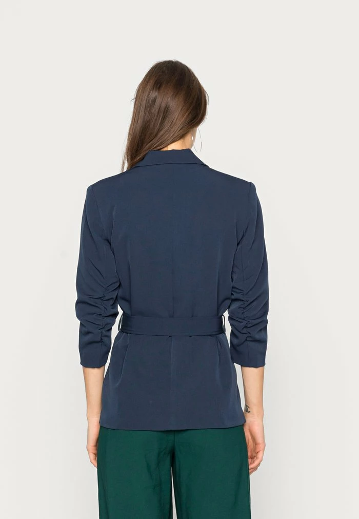 Vila VIKAMMA HERI BELT - Blazer - Navy 5 Vila VIKAMMA HERI BELT - Blazer - Navy - Image 3