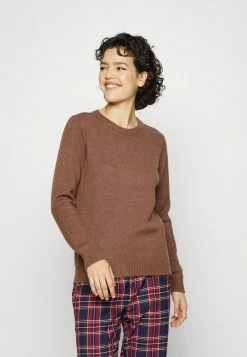 Vila ONECK NOOS - Jumper - Chocolate Lab