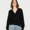 Vila VIRIL CARDIGAN - Cardigan - Black -Vila shop 20e5fa735762473285029c14eddf6ee9