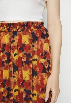 Vila VIFALIA MIDI SKIRT - Pleated Skirt - Toasted Coconut/multicoloured -Vila shop 253599d055aa448e9d8e3448dcf8b510