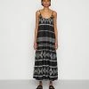 Vila VIATNIA STRAP MAXI - Day Dress - Beige/black -Vila shop 2553b0f53f724dc2a2f0237965039513