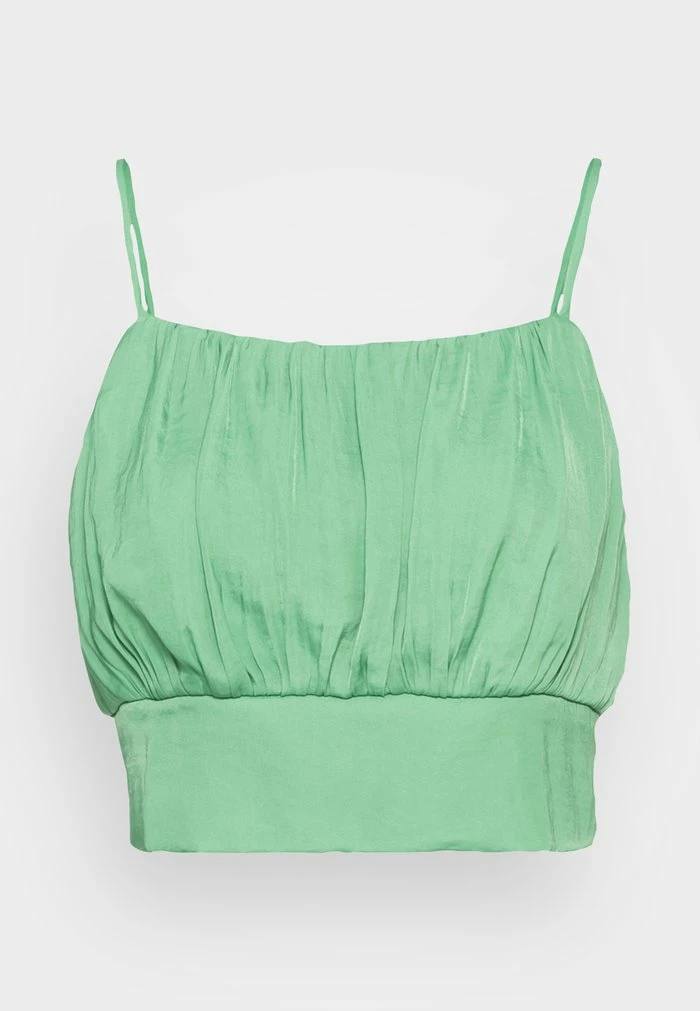Vila VIDREAMY CROPPED - Top - Mineral Green 6 Vila VIDREAMY CROPPED - Top - Mineral Green - Image 4