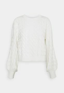 Vila VIZURI CABLE - Jumper - White Alyssum