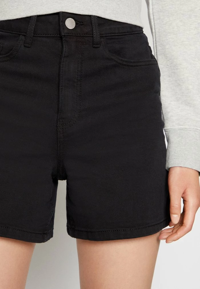 Vila VINEEDIT - Denim Shorts - Black 8 Vila VINEEDIT - Denim Shorts - Black - Image 6