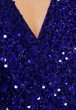 Vila KEJSER SEQUINCE - Blouse - French Blue -Vila shop 29bd0bfdb7f7469797c5b7a93650a64f