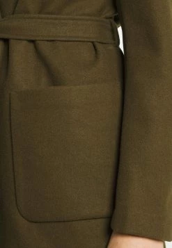 Vila VICATTY BELTED COLLAR COAT - Short Coat - Dark Olive 11 Vila VICATTY BELTED COLLAR COAT - Short Coat - Dark Olive -Vila shop 2a29edff79134cb082899749110f78a6