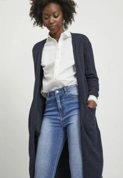 Vila VIRIL LONG - Cardigan - Total Eclipse/melange -Vila shop 2a820dc8a91a4cd59e1be5a4c9897928