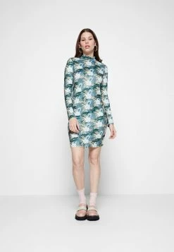 Vila VIBE O NECK DRESS - Jersey Dress - Laurel Wreath