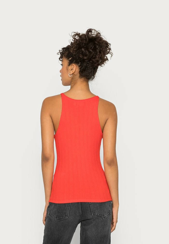 Vila VIATHALIA NEW STRAP - Top - Flame Scarlet 5 Vila VIATHALIA NEW STRAP - Top - Flame Scarlet - Image 3