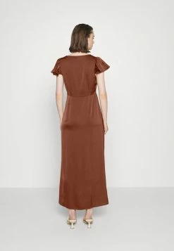 Vila VILONNI O NECK DRESS - Maxi Dress - Chocolate Fondant -Vila shop 2d678edf1bcc419da12deb463a0181a1