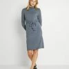 Vila VIPILLA TIE BELT DRESS - Jumper Dress - Colony Blue -Vila shop 2e703adf8fb64e46a318a1035137ce61