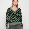 Vila VIRIL FEAMI V NECK - Jumper - Green/black 2 Vila VIRIL FEAMI V NECK - Jumper - Green/black -Vila shop 2f317d163dc64baf9596f52a2e283cfb