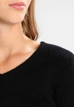 Vila VIRIL V NECK - Jumper - Black -Vila shop 2f7de2d324c8424db386f85cfdf7d830