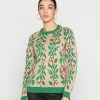 Vila VIMISTLETOE CHRISTMAS - Jumper - Tigers Eye -Vila shop 2f8bba7621ab44f6a5f0529636e27f26