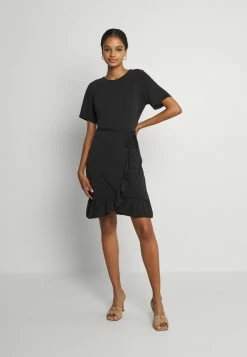 Vila VIKALIE DRESS - Jersey Dress - Black -Vila shop 31dd50d3b5754e25b7f4d444ab5fde9c