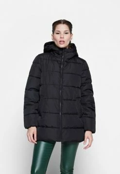 Vila VITATE PUFFER JACKET - Winter Coat - Black