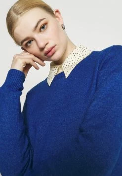 Vila ONECK NOOS - Jumper - Mazarine Blue Melange -Vila shop 33cb1658706c4910bcdd671edad3a360