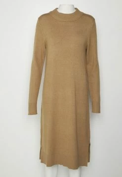 Vila VIRIL CREW NECK MIDI DRESS - Jumper Dress - Tigers Eye -Vila shop 3559e748d85c45ecb273a35d17edf4fb