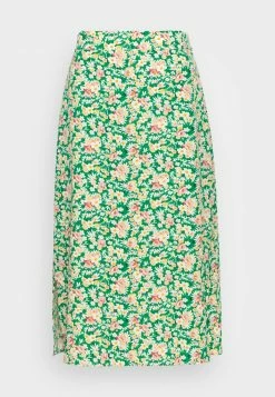 Vila VIEASY MIDI SKIRT - A-line Skirt - Kelly Green -Vila shop 36a3833993b34a7fb8285ca1f9fb35f7