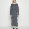 Vila VICILIA O NECK LONG DRESS - Jumper Dress - Grey Melange -Vila shop 376f10766a80419f9c6b4306ded763f9