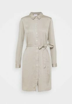 Vila VIBISTA BELT DRESS - Denim Dress - Simply Taupe -Vila shop 385c5cd9785d4b689ed55269941f407e